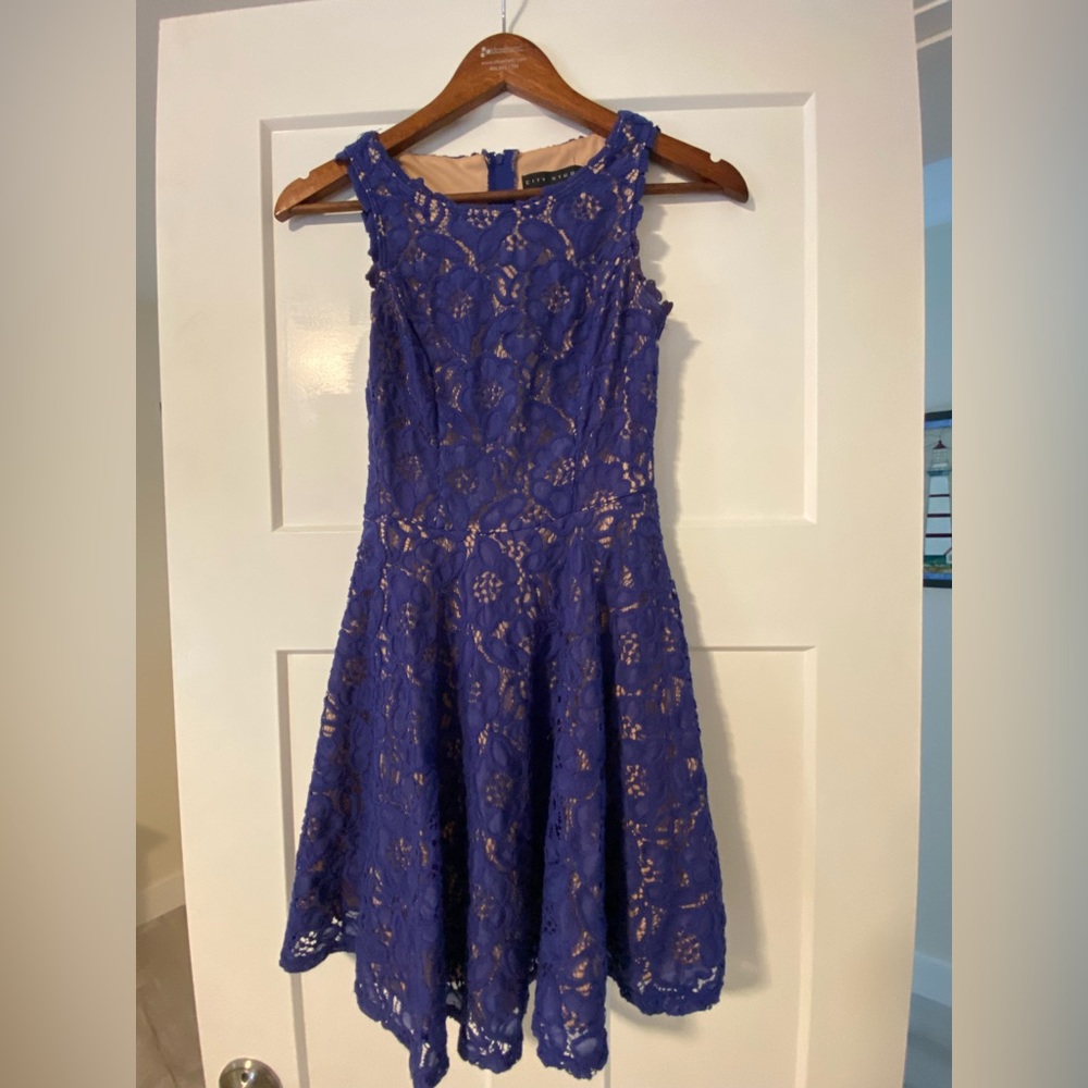 Purple lacy dress